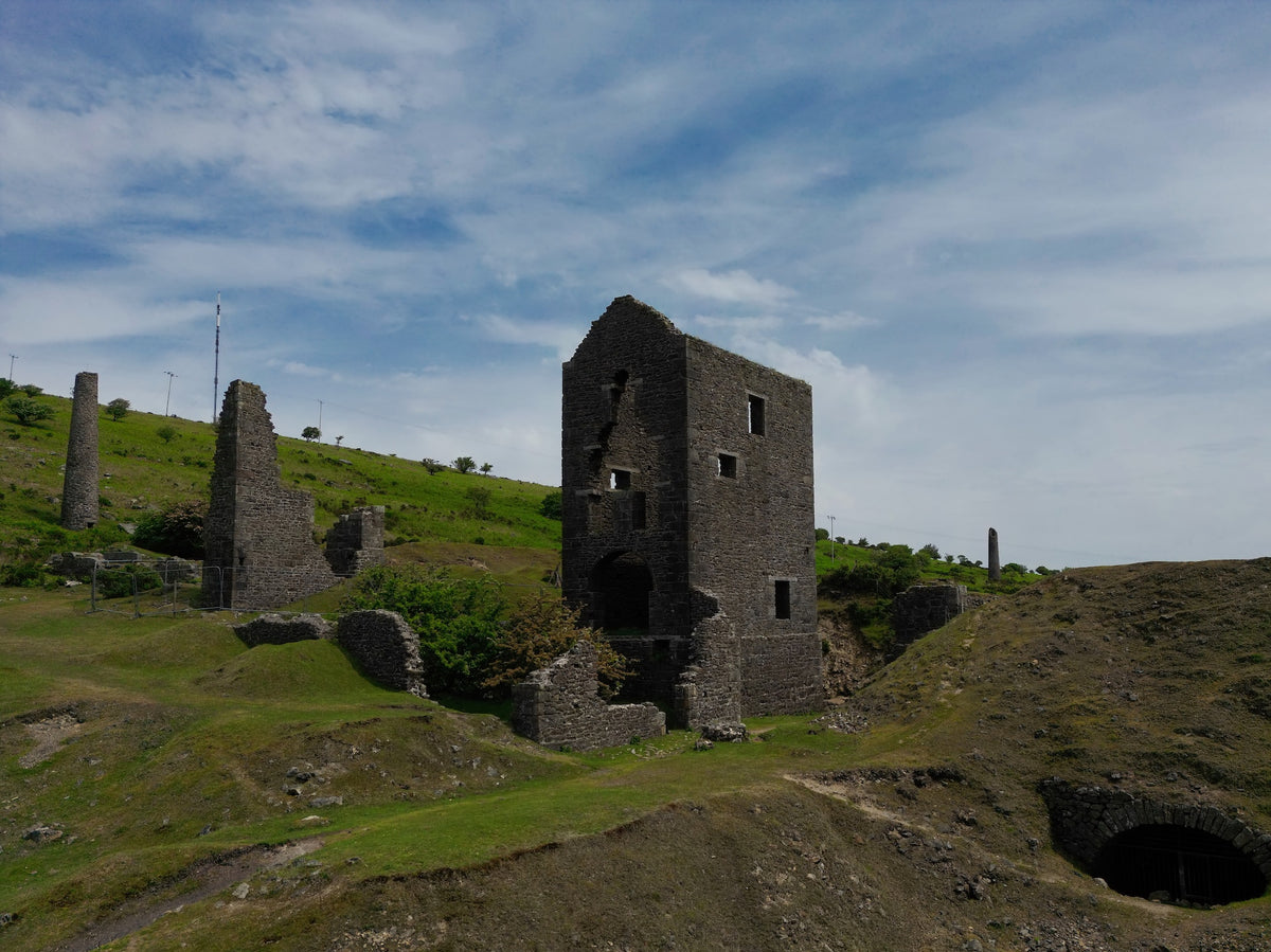 Aerial View of South Caradon Mine, Cornwall — Digital Download
