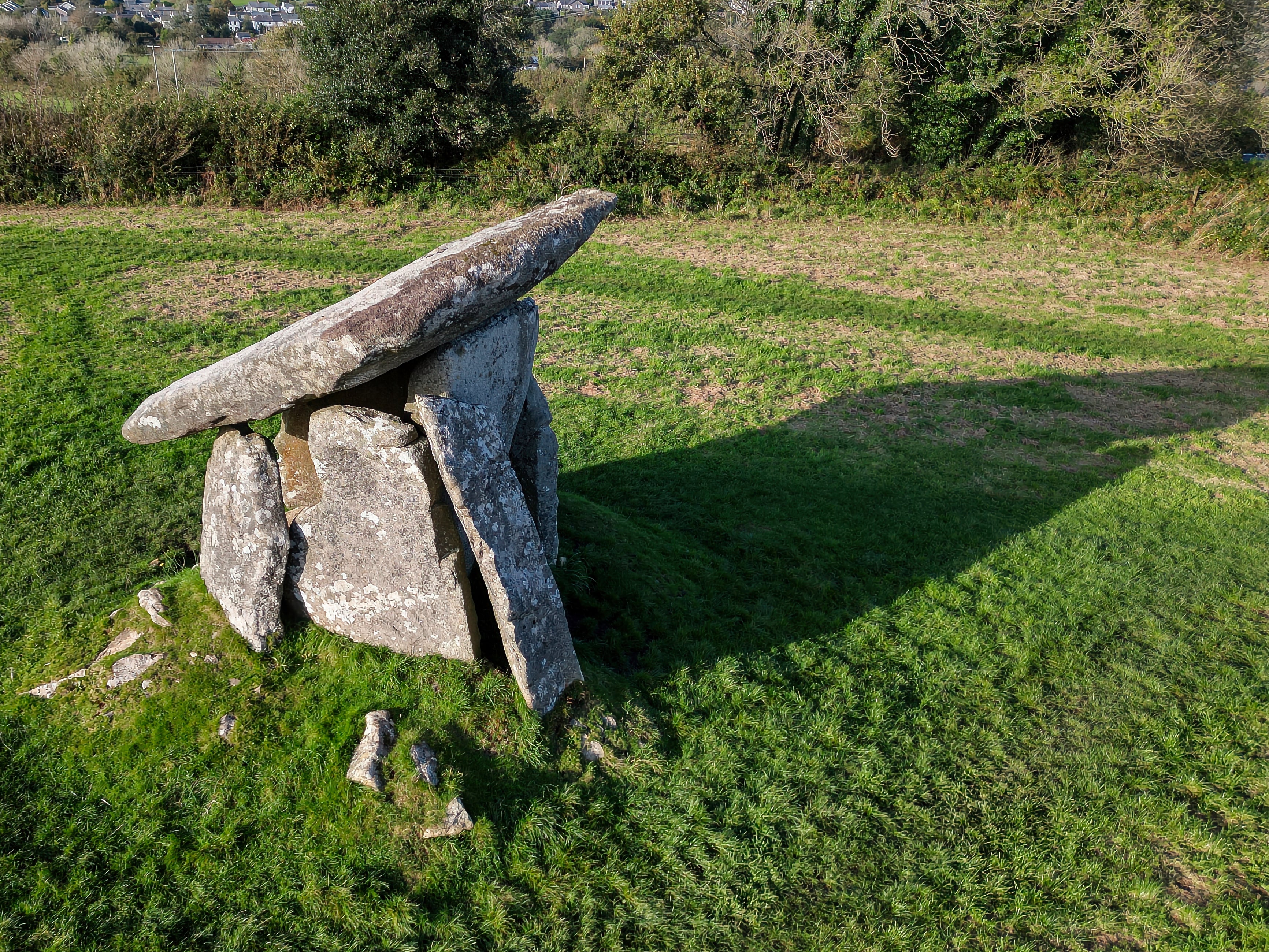 Aerial View of Trethevy Quoit, Cornwall — Digital Download